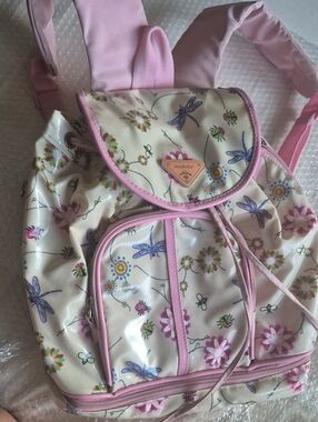 Modella Floral Dragonfly 14" Pink Backpack